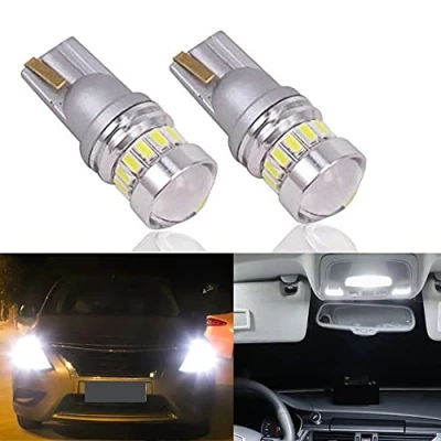 Afbeelding van Eseastar 501 LED lampen T10 6000K Wit 12V 24V W5W 194 168 161 12961 20LED SMD3014 met Projector Voor Auto Sidelight Backup Interieur Dome Nummerplaat Licht en Meer