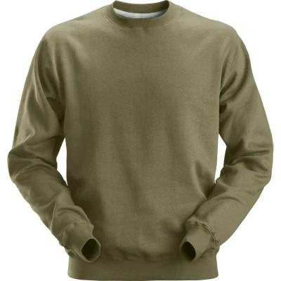 Afbeelding van Snickers 2810 Sweatshirt Khaki Groen/ L