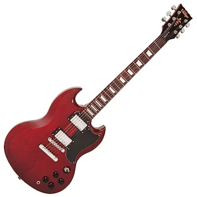 Afbeelding van Vintage V69CR Coaster Series Cherry Red elektrische gitaar