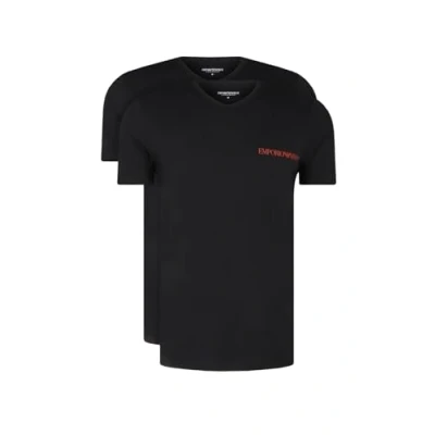 Afbeelding van Emporio Armani T shirt heren, Zwart/Zwart, M