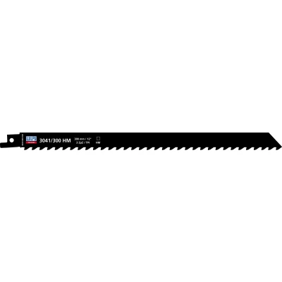 Afbeelding van Wilpu 3041/300 HM reciprozaagblad met hardmetalen tanden (Bosch S1241HM)