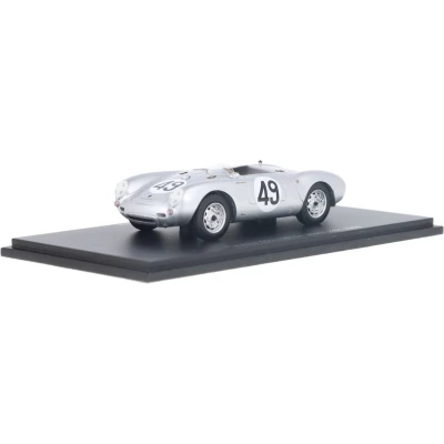 Afbeelding van Porsche 550/4 Spyder Spark Modelauto 1:43 1955 Auguste Veuillet / Zora Arkus Duntov KG