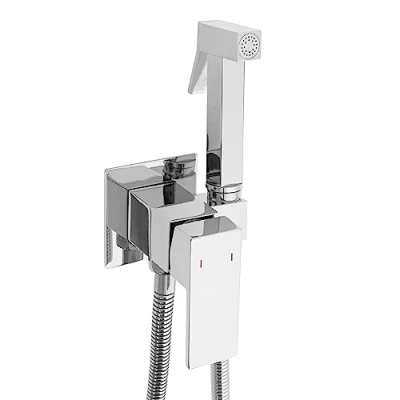 Afbeelding van REA Fenix Bidetkraan Inbouw Mengkraan met Bidet Sproeier Set Chroom