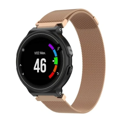 Afbeelding van Garmin Forerunner 220 / 230 235 620 630 735 (XT) Milanese bandje Small Champagne goud