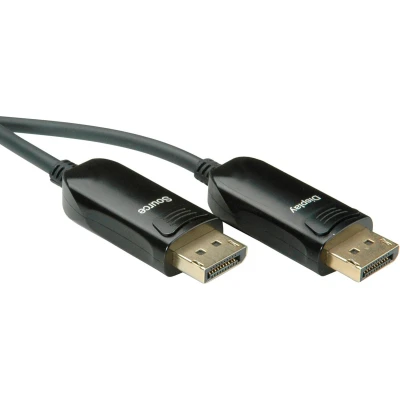 Afbeelding van ROLINE DisplayPort v1.4 Kabel (AOC), M/M, 20 m