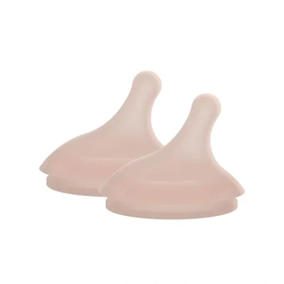 Afbeelding van Suavinex, Set van 2 Zero anti koliek flesspenen. Snelle doorstroming (L), ideale opening voor dikke vloeistoffen, speen flessen, siliconen, +6 m, diep
