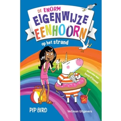 Afbeelding van De enorm eigenwijze eenhoorn op het strand (Hardback)