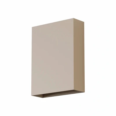 Afbeelding van Artdelight Wandlamp Memphis H 16 cm champagne