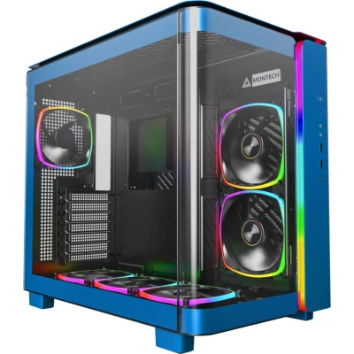 Afbeelding van Montech KING 95 PRO Midi Tower Tempered Glass ARGB Blauw