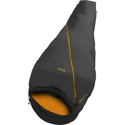 Afbeelding van Vango Zenith 75 Slaapzak Mummymodel Black Zwart Slaapzakken