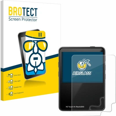 Afbeelding van BROTECT Screenprotector voor HifiWalker H2 touch Folie Beschermfolie Beschermglas transparant
