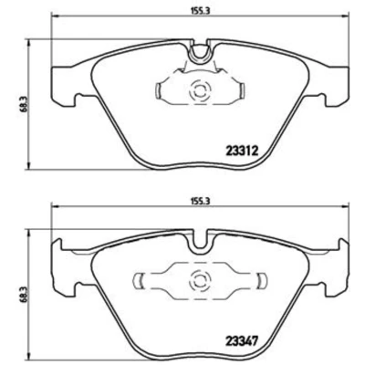 Afbeelding van Brembo Remblokset P 06 046