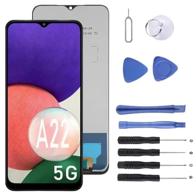 Afbeelding van MP+ A22 Screen Vervanging voor Samsung Galaxy 5G met Reparatie Tools Kit, LCD Touch Display Digitizer Vergadering SM A226B A226B/DS
