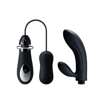 Afbeelding van G Spot vibrator en tril ei met handvat