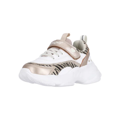 Afbeelding van Zigzag Fialey Sneakers laag voor kinderen, Maat: 38, Gold Textiel