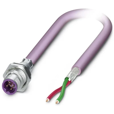 Afbeelding van Phoenix Contact 1534368 Sensor/actuator inbouwconnector M12 Aantal polen: 2 Stekker, inbouw 2.00 m 1 stuk(s)