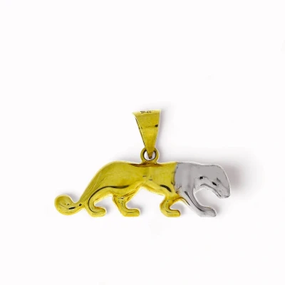Afbeelding van Gouden Panter Hanger 14 karaats