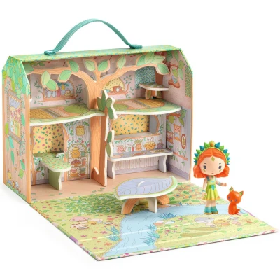 Afbeelding van Djeco speelhuis sylvia &amp; fox&#039;s house in the forest