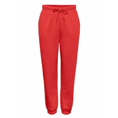Afbeelding van PIECES high waist regular fit sweatpants PCCHILLI rood