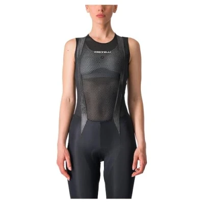 Afbeelding van CASTELLI Pro Mesh W Mouwloos, mouwloos fietsshirt voor dames, ademend en licht, optimaal warme omstandigheden, hoge prestaties, Zwart, L