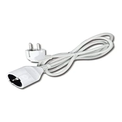 Afbeelding van PRENDELUZ verlengkabel (1 meter), robuust, wit, 16 A, max. 3680 W