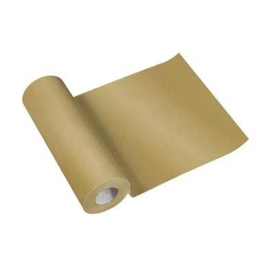 Afbeelding van PAW Airlaid Tafelloper (40 x 2400 cm) I Geperforeerd Elke 120 cm Verjaardag Tafelversiering Ideale Tafeldecoratie voor Communies, Bruiloften, Doopfeesten Kleur: Monocolor (gold)