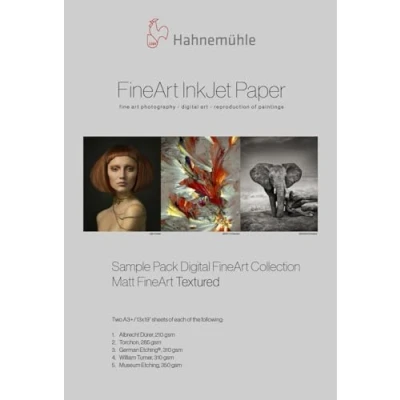 Afbeelding van Hahnemühle Sample Pack Matt Fine Art Glad, 12 vellen
