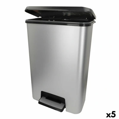 Afbeelding van Vuilnisemmer Curver Grijs Plastic 50 L (5 Stuks)