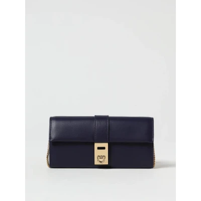 Afbeelding van Clutch Bag with Chain Strap Wo Blue Bags