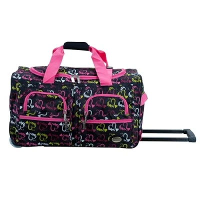 Afbeelding van Rockland Rolling plunjezak, Hart1, 22&quot;, Melbourne Hardside Uitbreidbare Spinner Wheel Bagage
