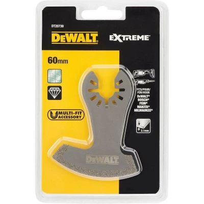 Afbeelding van Dewalt multitool segmentzaagblad diamant korrel 75x60mm