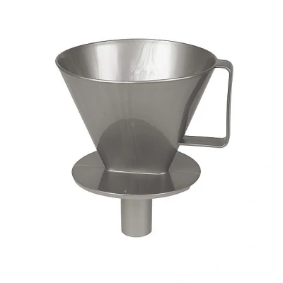 Afbeelding van Plast Team Koffiefilter Houder Tuit Kunststof Zilver