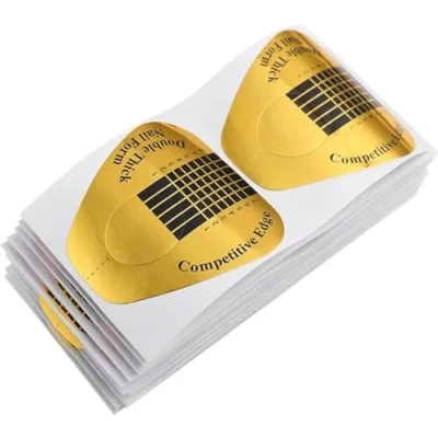 Afbeelding van Goodbitz® Nagel sjablonen 100 stuks Nagelsjablonen Nail forms Nailforms Acryl Polygel Gel Nagelstickers verlenging Nagelvormen nagels