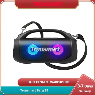 Afbeelding van Tronsmart Bang SE draagbare bluetooth party speaker (40W lichteffecten 24 uur afspeeltijd IPX6 waterdicht)