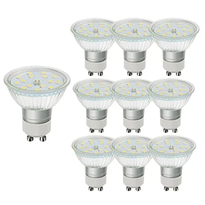 Afbeelding van FEILEMAN GU10 LED Edision Bulb Warm Wit 3000K 5W 400lm equivalent 35W incandescent lamp 10PACK