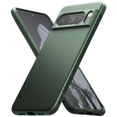 Afbeelding van Ringke Onyx Compatibel met Google Pixel 8 Pro Case, Robuust Duurzaam Schokbestendig TPU Hoesje Dark Green