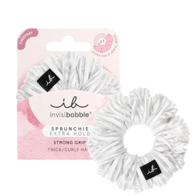 Afbeelding van Invisibobble Sprunchie Extra Hold Pure White