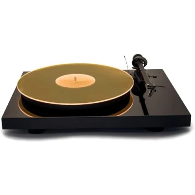Afbeelding van Hudson Hi Fi Acryl Draaitafelmat YellowLit LP Slipmat
