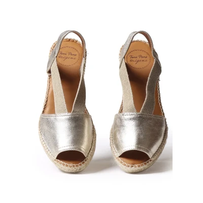 Afbeelding van Toni Pons Teidep Espadrilles, Dames, Maat: 37, Platinum Leer