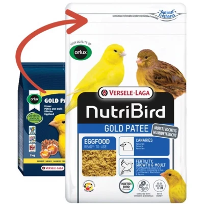 Afbeelding van Versele Laga Orlux Gold Patee Geel Eivoer Vogelvoer 1 kg