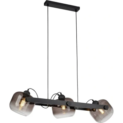 Afbeelding van Just Light Hanglamp Cup 2.0 3 lichts smoke glas 15753 18