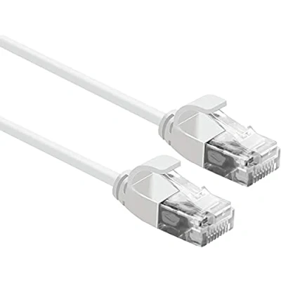Afbeelding van ROLINE UTP Data Center Patchkabel Cat.6A (Class EA), LSOH, extra dun, wit, 2 m