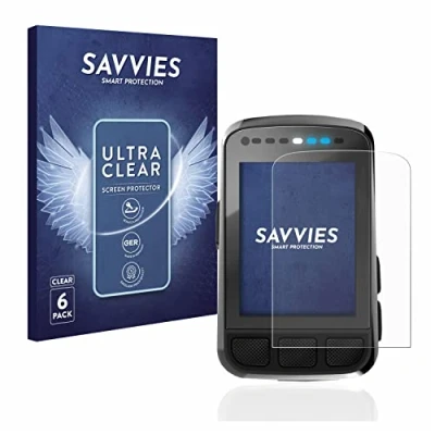 Afbeelding van Savvies Screenprotector voor Wahoo Elemnt Bolt V2 GPS Folie Beschermfolie transparant (6 Stuks)