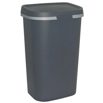 Afbeelding van Curver Mistral Flat Afvalbak 50L Antraciet