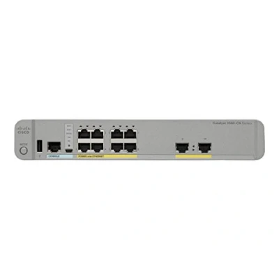Afbeelding van Cisco WS C3560CX 8PT S netwerk switch Managed Gigabit Ethernet (10/100/1000) Power over (PoE) Wit