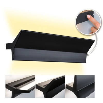 Afbeelding van Paulmann Stine 79509 Wandlamp 13 W LED Zwart (mat)