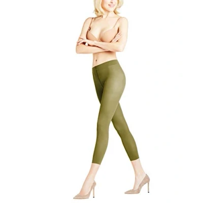 Afbeelding van FALKE Dames Legging Pure Matt Capri 50 DEN W LE Halfdoorzichtig eenkleurig 1 Paar, Groen (Cactus 7186), S