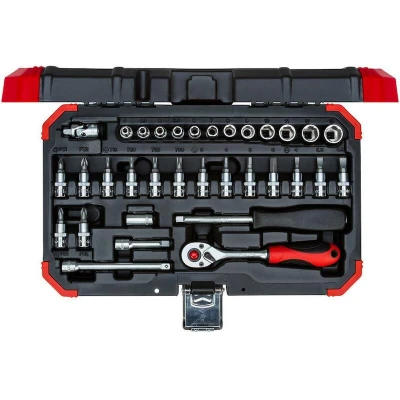 Afbeelding van Dopsleutelset 1/4&quot; 4 13 Mm 33 Dlg.