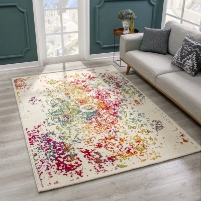 Afbeelding van Vintage Vloerkleed Michelangelo Multi Laagpolig 240x340 cm Rechthoek Polypropyleen Tapijtenloods