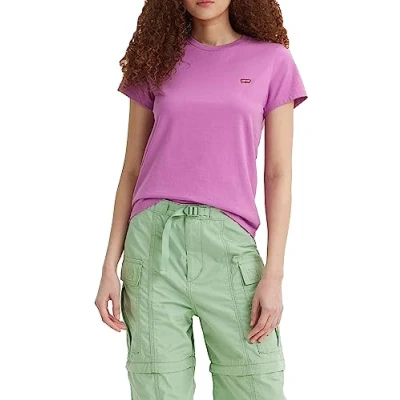 Afbeelding van Levi&#039;s Perfect TEE Tshirt basic, Dames, Maat: XXS, Iris orchid